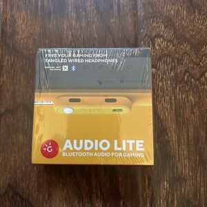 GENKI Audio Lite Bluetooth 5.0 Adapter for Nintendo Switch, Yellow - NEW